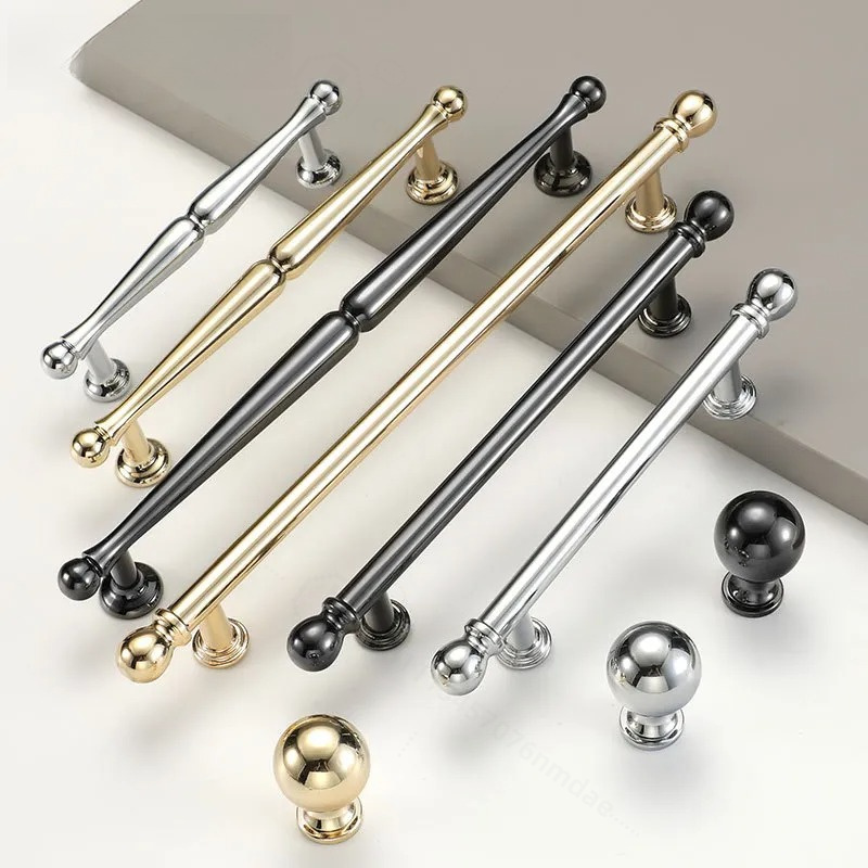 Cabinet Handle Pull - Franse verchroomde kastgreep van zinklegering, moderne