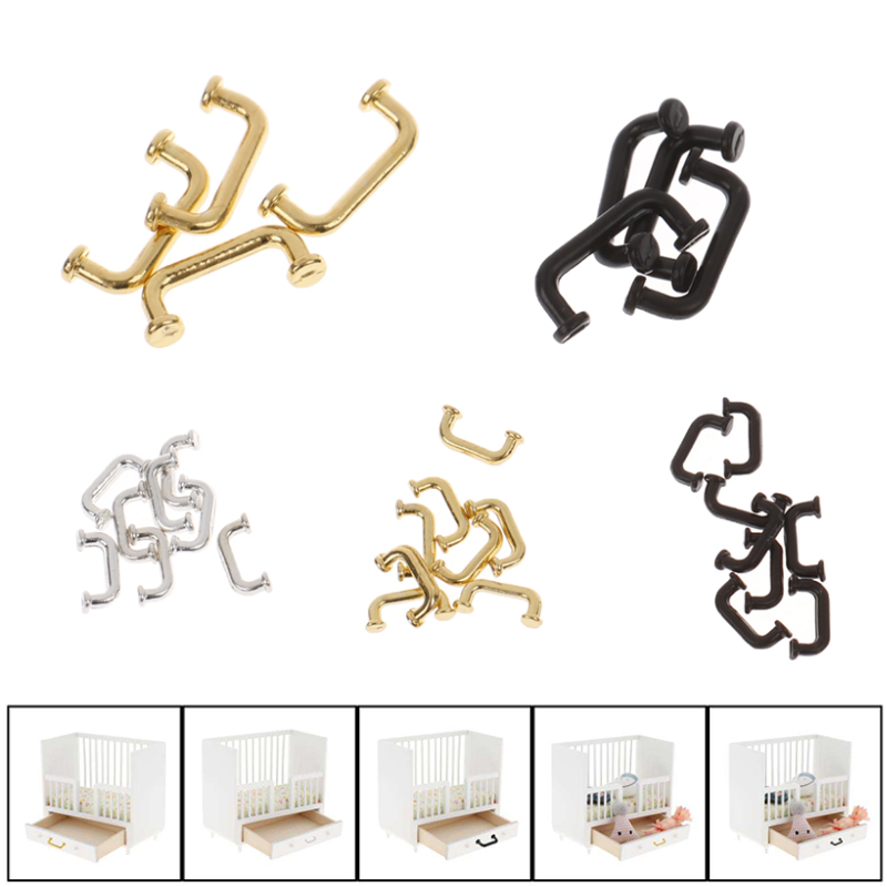 Cabinet Handle Pull - 1:12 Miniatuur 4/8 Stuks Deurkast Kast