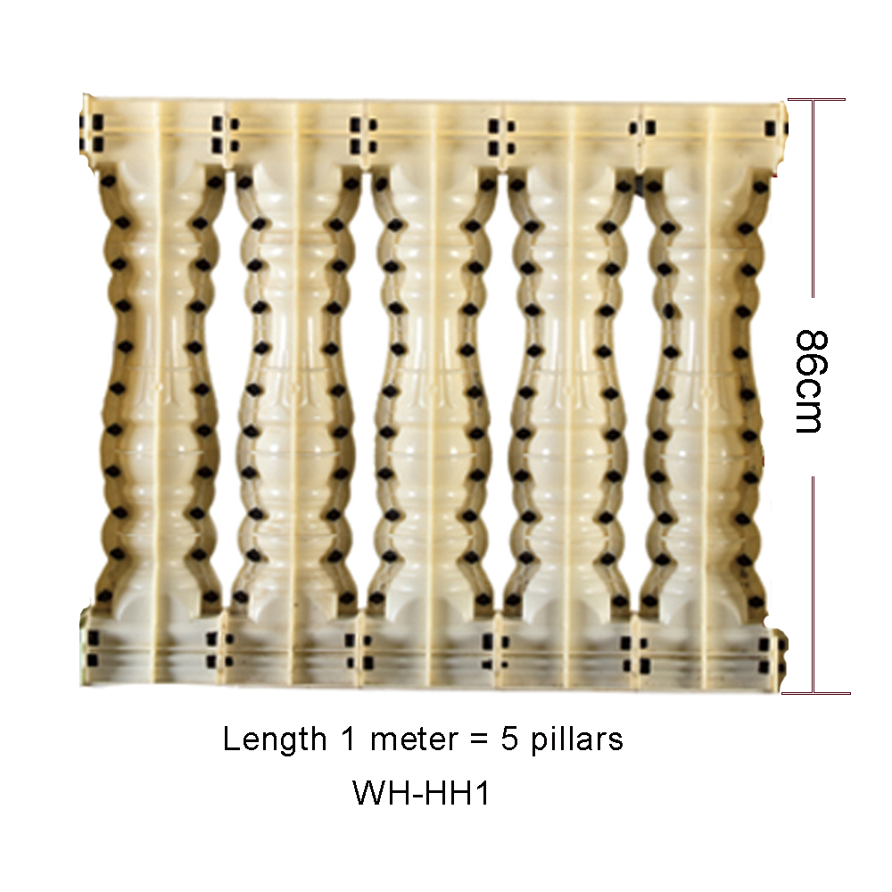 Home Improvement Fence - 86 cm kunststof betonbalustervormen 34 inch